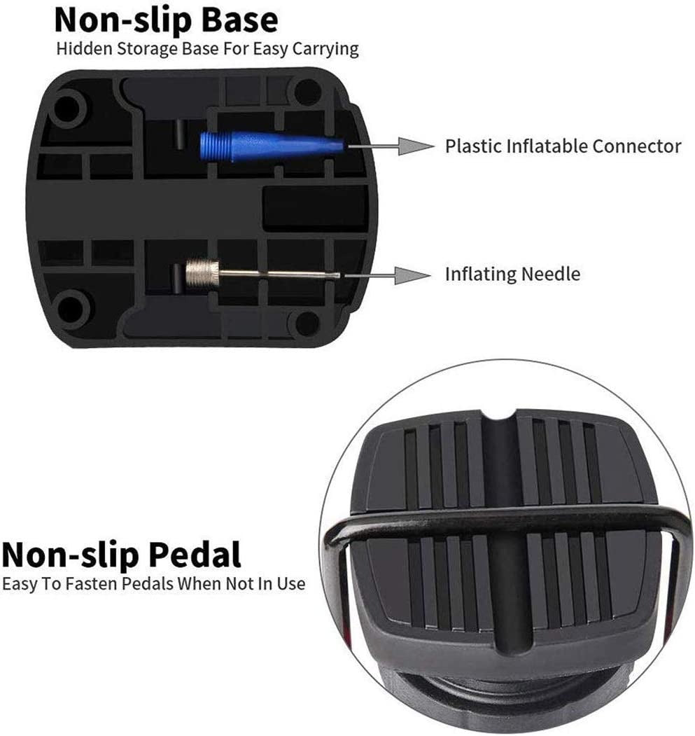 High Pressure Foot Air Pump – Heavy-Duty Mini Foot Pump for Bicycle, Ball, Scooter, Car