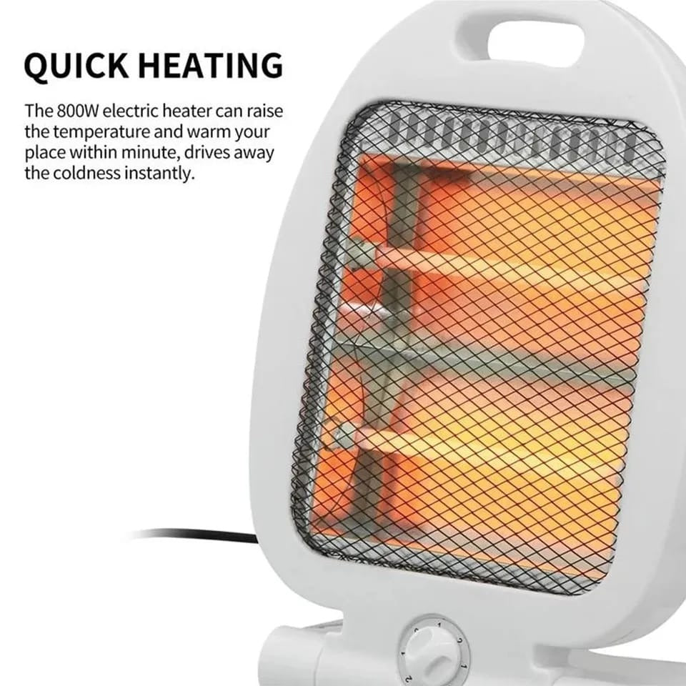 Electric Heater With Safety Switch | Energy Saving |