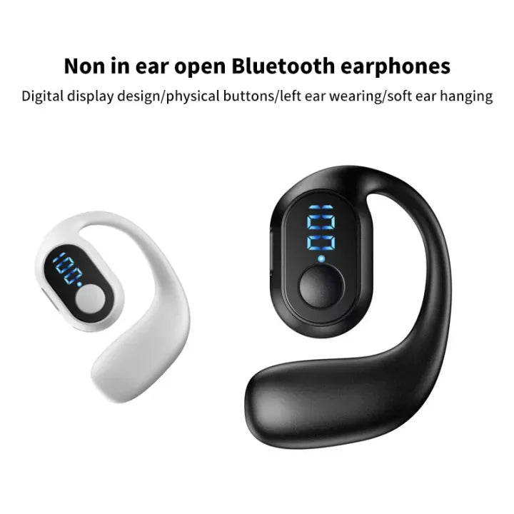 Wireless Headphones With Digital Display With Microphone