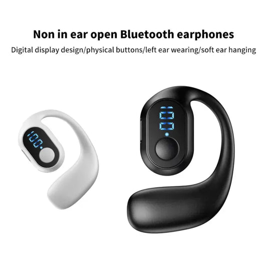 Wireless Headphones With Digital Display With Microphone