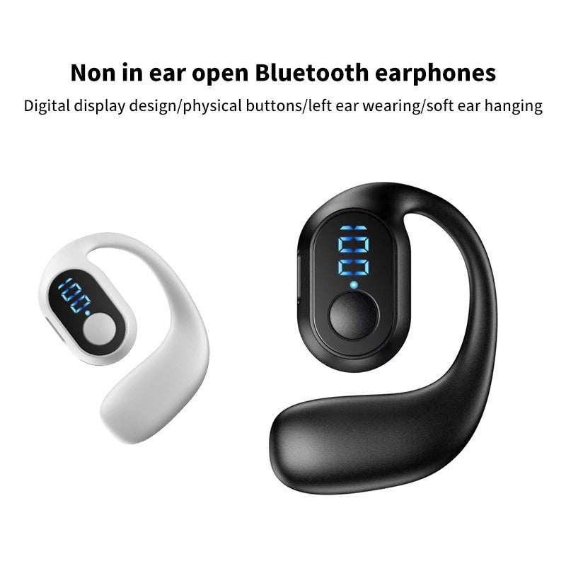 Wireless Headphones With Digital Display With Microphone