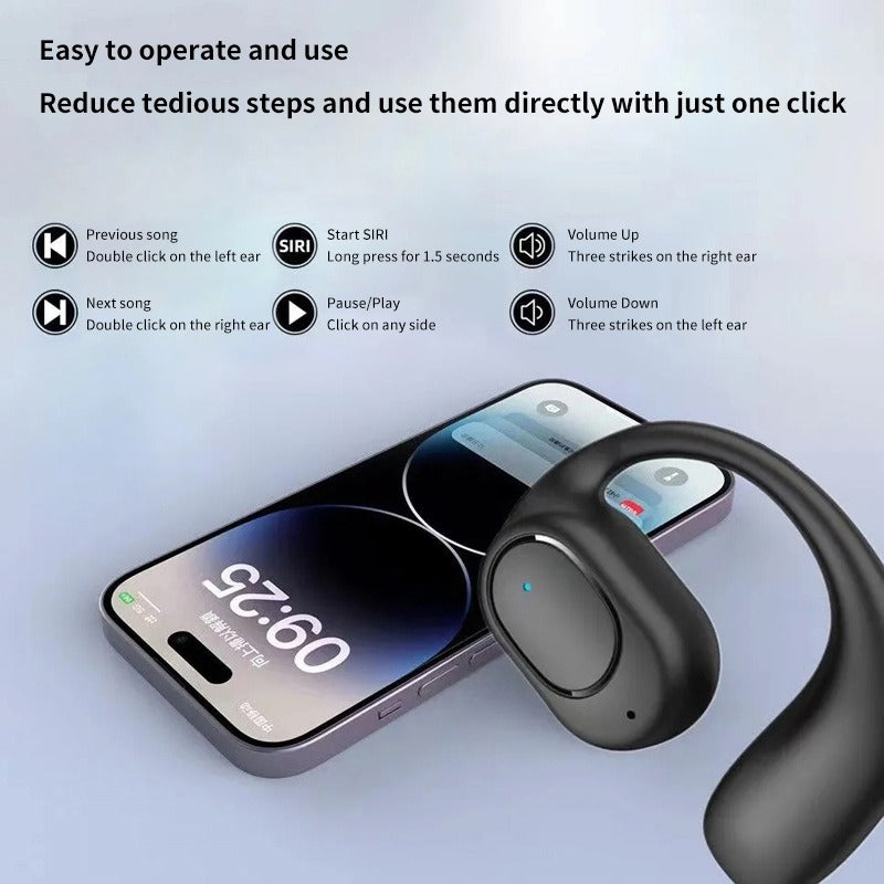 Wireless Headphones With Digital Display With Microphone